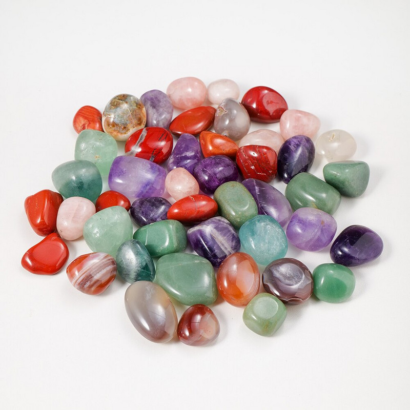 2-3cm 1LB természetes kristály drágakő ametiszt bukókő gyógyító rózsakvarc kert akvárium dekoráció kő kavics nagykereskedés