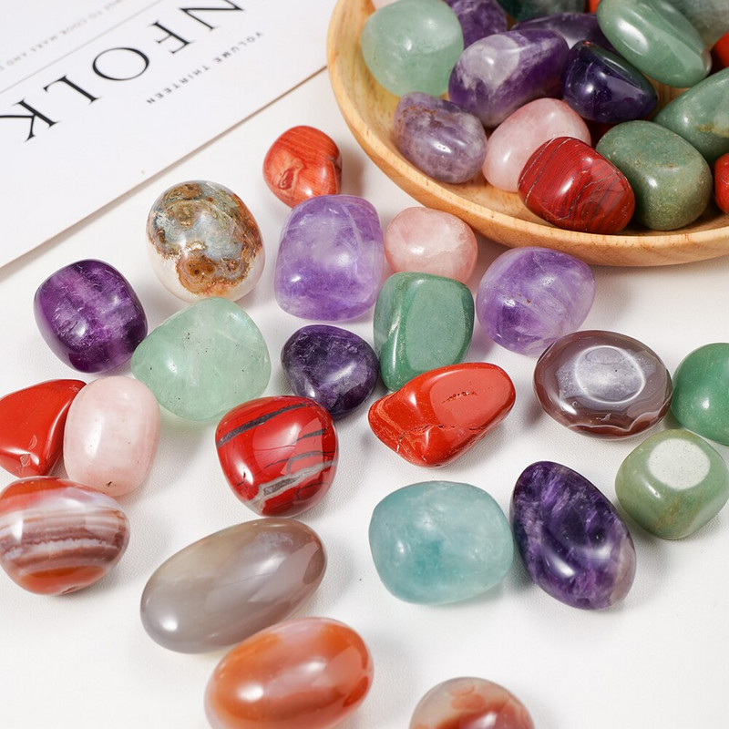 2-3cm 1LB természetes kristály drágakő ametiszt bukókő gyógyító rózsakvarc kert akvárium dekoráció kő kavics nagykereskedés