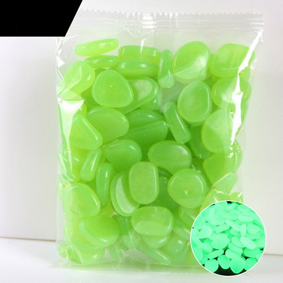 100/200/300 ks Vonkajšie nádvorie Svetelné kamene Prírodné kryštály Skaly Záhradné kamienky Žiariace akvárium Terénne dekorácie