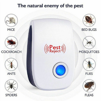 Ηλεκτρικό υπερηχητικό εντομοαπωθητικό κατά των κουνουπιών καταπολέμηση τρωκτικών Bug κατσαρίδα Εντομοαπωθητικό US Plug