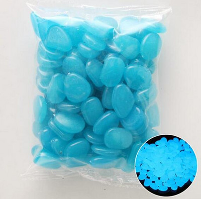 100 ks svietiaci v tme záhradné kamienky na chodníky, záhradná dekorácia, svietiace kamienky, rastliny, akvárium, svetelné kamene