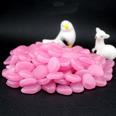 100 ks svietiaci v tme záhradné kamienky na chodníky, záhradná dekorácia, svietiace kamienky, rastliny, akvárium, svetelné kamene