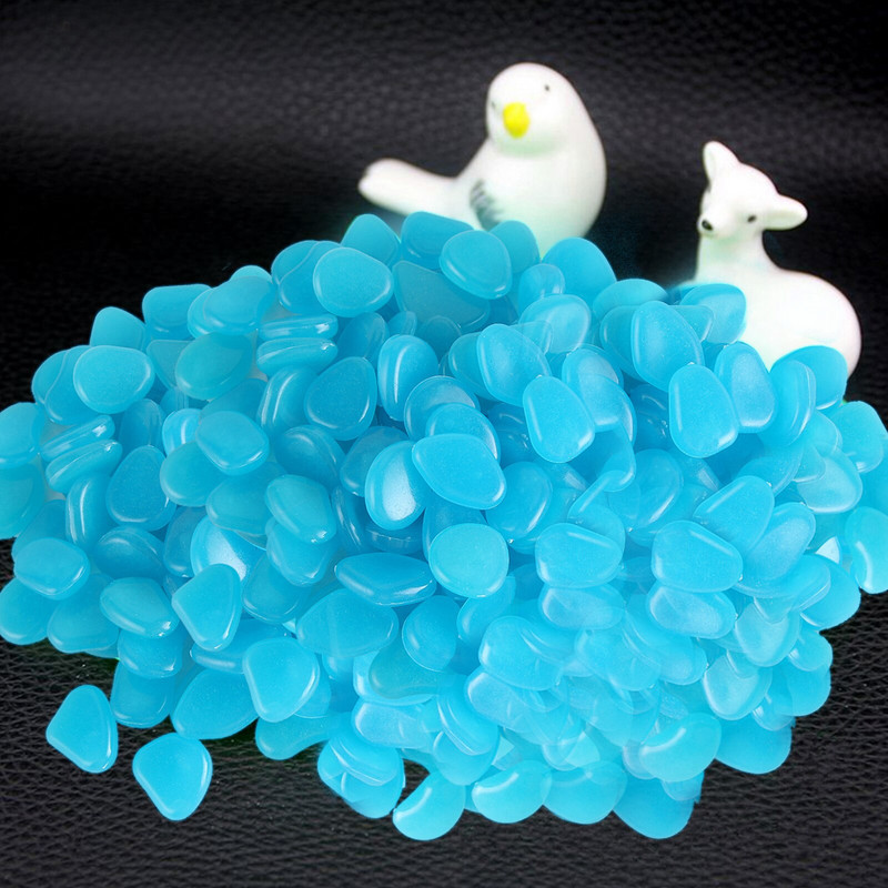 200db Ragyogó kavics Tájrendezés sziklák világítanak a sötétben kövek Kavicsok világító háztáji dekoráció Kerti kövek Haldíszek