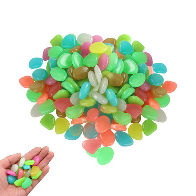 200 ks svietiacimi kamienkami, záhradnými kameňmi, svietiacimi kameňmi, rybími kameňmi, štrkovými dekoráciami, svetelnými dekoráciami do záhrady a rybami.