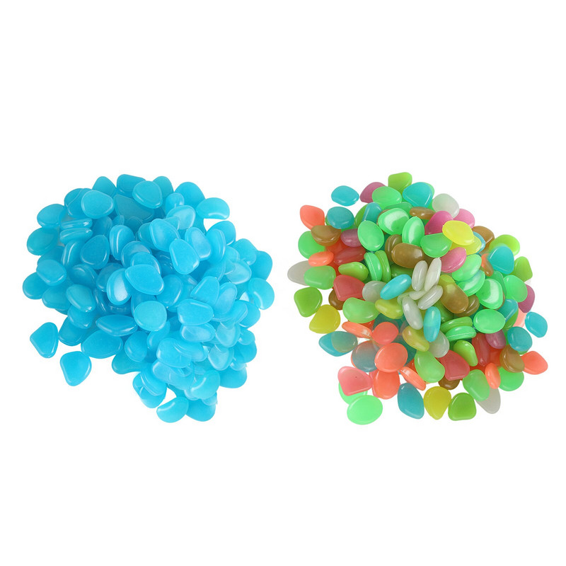 200 ks svietiacimi kamienkami, záhradnými kameňmi, svietiacimi kameňmi, rybími kameňmi, štrkovými dekoráciami, svetelnými dekoráciami do záhrady a rybami.