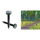 Respingător de vibrații cu ultrasunete solare în aer liber Respingător de șarpe Apelător electronic de șarpe pentru cârtiță pentru fermă de grădină, etc.