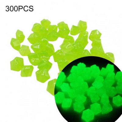 Papuošalai 300 vnt. Praktiškas vejos sodo kiemo dekoras Šviečiantys akmenys Namų apyvokos reikmenys Šviečiančios uolos, daugkartinio naudojimo namuose