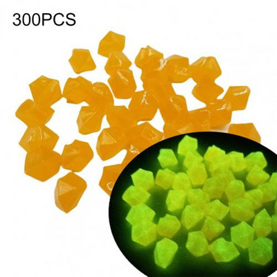 Papuošalai 300 vnt. Praktiškas vejos sodo kiemo dekoras Šviečiantys akmenys Namų apyvokos reikmenys Šviečiančios uolos, daugkartinio naudojimo namuose