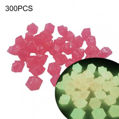 Papuošalai 300 vnt. Praktiškas vejos sodo kiemo dekoras Šviečiantys akmenys Namų apyvokos reikmenys Šviečiančios uolos, daugkartinio naudojimo namuose