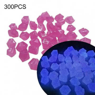 Papuošalai 300 vnt. Praktiškas vejos sodo kiemo dekoras Šviečiantys akmenys Namų apyvokos reikmenys Šviečiančios uolos, daugkartinio naudojimo namuose