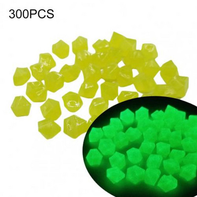 Papuošalai 300 vnt. Praktiškas vejos sodo kiemo dekoras Šviečiantys akmenys Namų apyvokos reikmenys Šviečiančios uolos, daugkartinio naudojimo namuose