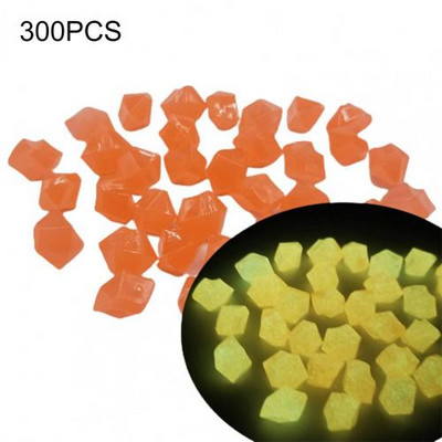 Papuošalai 300 vnt. Praktiškas vejos sodo kiemo dekoras Šviečiantys akmenys Namų apyvokos reikmenys Šviečiančios uolos, daugkartinio naudojimo namuose