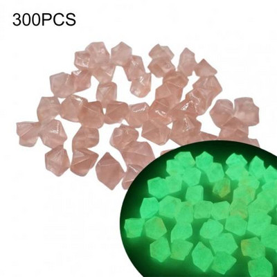 Papuošalai 300 vnt. Praktiškas vejos sodo kiemo dekoras Šviečiantys akmenys Namų apyvokos reikmenys Šviečiančios uolos, daugkartinio naudojimo namuose