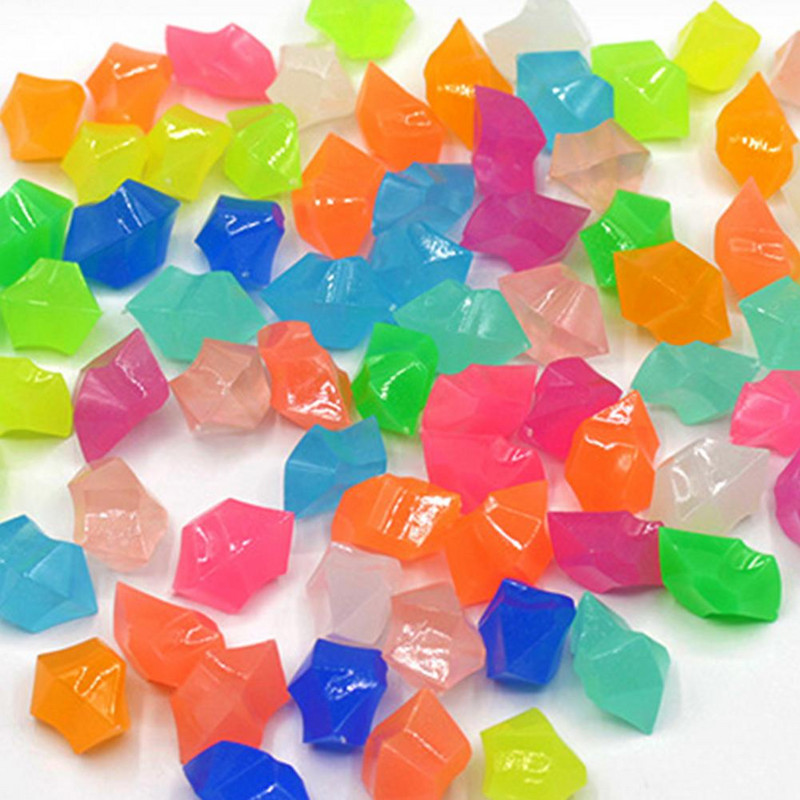 Papuošalai 300 vnt. Praktiškas vejos sodo kiemo dekoras Šviečiantys akmenys Namų apyvokos reikmenys Šviečiančios uolos, daugkartinio naudojimo namuose