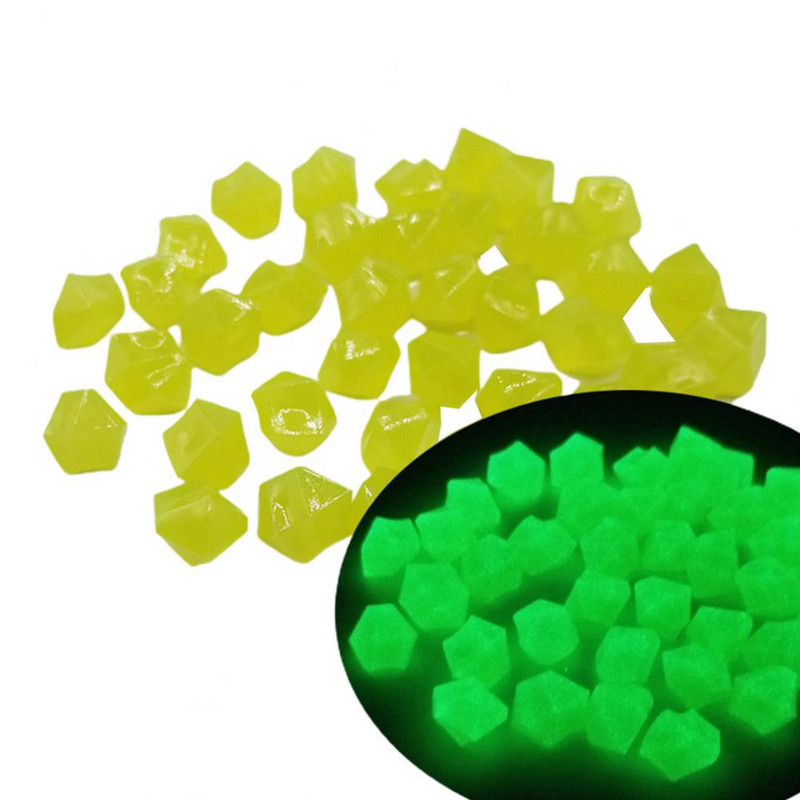 Papuošalai 300 vnt. Praktiškas vejos sodo kiemo dekoras Šviečiantys akmenys Namų apyvokos reikmenys Šviečiančios uolos, daugkartinio naudojimo namuose