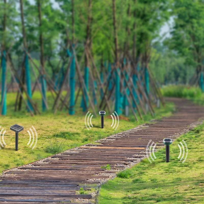 Lauko saulės ultragarso vibracijos repeleris gyvačių atbaidiklis Mole elektroninis gyvačių atbaidiklis sodo kiemo ūkiui ir kt