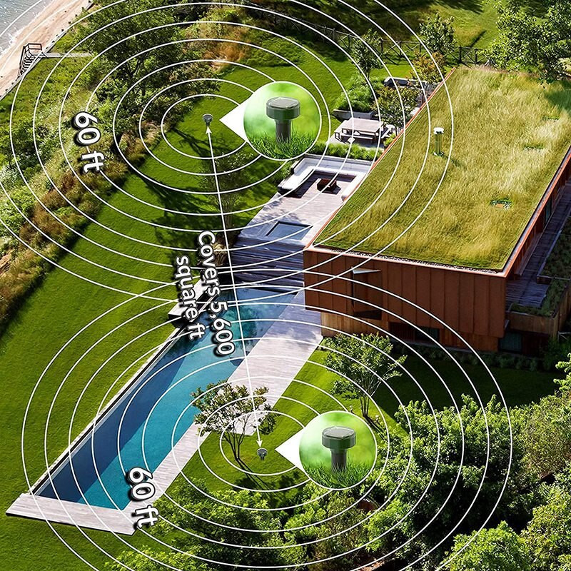 Uus-8 tk mutitõrjevahend, välitingimustes kasutatav päikese Sonic mutitõrjevahend, Gophersi tõrjevahend, maotõrjevahend, muru, aia, õue, talu jne jaoks