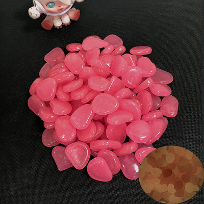 100/200 vienetų sodo puošmena Šviečiantis akmuo šviečia tamsoje Dekoratyviniai akmenukai Lauko Akvariumas Akvariumas Akvariumas Akvariumas