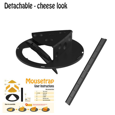 Veiksmingas pelės gaudyklė, daugkartinis išmanusis žiurkių gaudyklė, automatinis atstatymas Apverskite ir slyskite humaniškas lauke skirtas žiurkių žudikas su kibiru