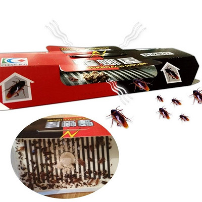 10-50 бр. Къща за хлебарки Капан за хлебарки Репелент Убиваща стръв Силни лепкави капани за улавяне на насекоми Репелент за вредители Екологичен
