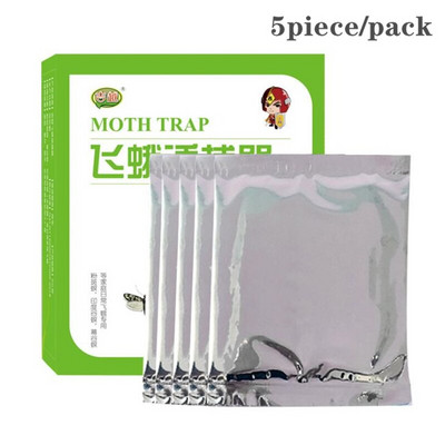 5 бр. килер за храна, капан за молци, феромонна паста, убиец на лепкаво лепило, капан за вредители, отхвърлящ мухи, насекоми, семейна фабрика, ресторант, употреба