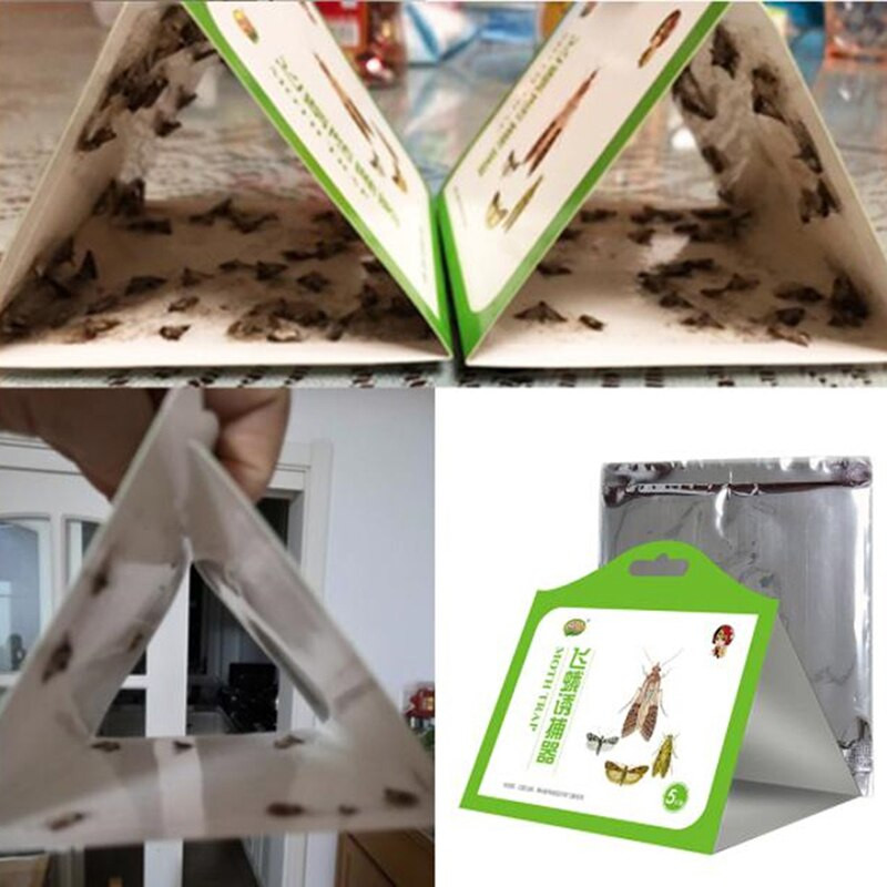 5 бр. килер за храна, капан за молци, феромонна паста, убиец на лепкаво лепило, капан за вредители, отхвърлящ мухи, насекоми, семейна фабрика, ресторант, употреба