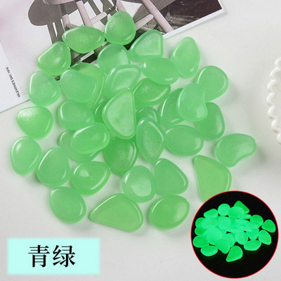 50 vnt švyti tamsoje sode akmenukai šviečiantys akmenys uolos takams sodo takas terasa veja sodo kiemo dekoras Šviečiantys akmenys