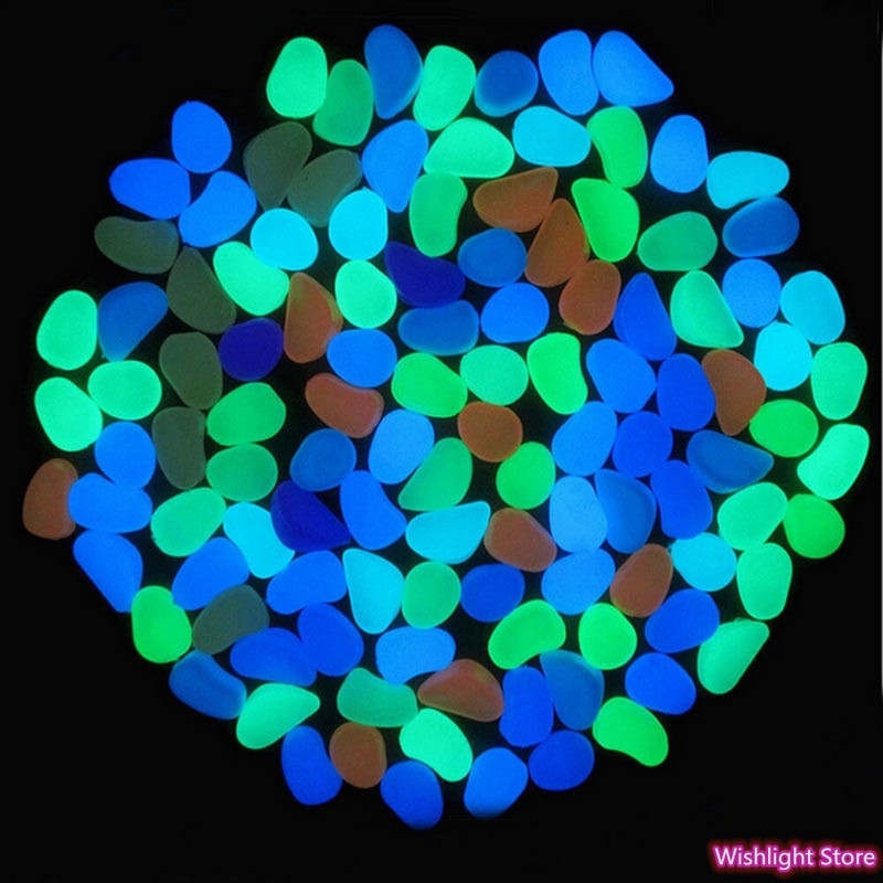 50 vnt švyti tamsoje sode akmenukai šviečiantys akmenys uolos takams sodo takas terasa veja sodo kiemo dekoras Šviečiantys akmenys