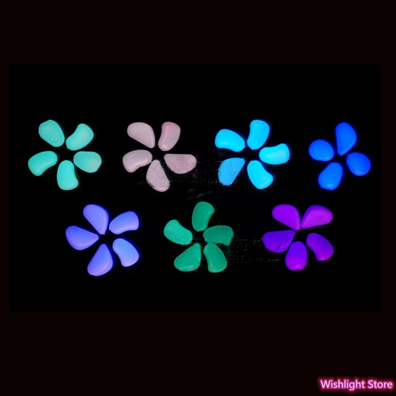 50 vnt švyti tamsoje sode akmenukai šviečiantys akmenys uolos takams sodo takas terasa veja sodo kiemo dekoras Šviečiantys akmenys