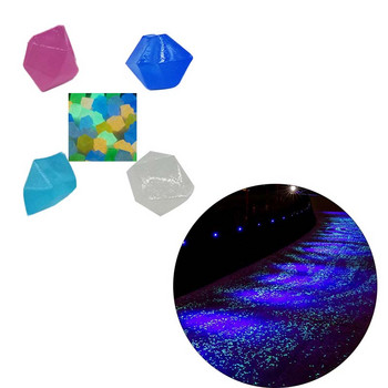 Φωτεινή Πέτρα Χρώμα Φωτεινή Πέτρα Κήπος Δεξαμενή Ψαριών Ενυδρείο Εξωραϊσμός Τεχνητός φθορίτης Φωσφορίζοντα Βότσαλα
