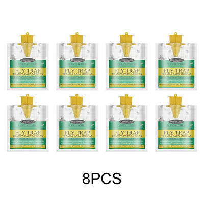 4/6/8 vnt Kabantys musių gaudyklės vienkartinės vabzdžių vabzdžių vabzdžių vabzdžių vabzdžių vabzdžių gaudyklės pritraukia musių gaudyklės krepšys uodų gaudyklės gaudyklė vapsvos žudikas, skirtas lauke