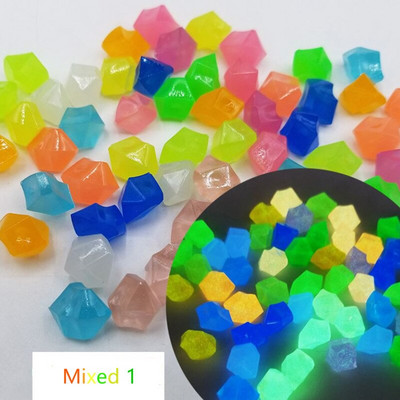 300 vnt 14 mm šviečiantys akmenys, šviečiantys tamsoje akmenukais, namų sodo dekoravimas lauko kiemo vejos tako dekoras takai švytintys akmenukai