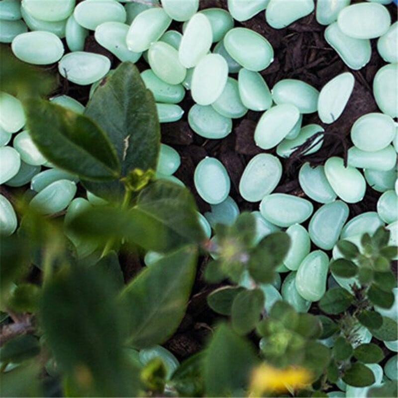 100 ks svietiace v tme záhradné kamienky svietiace kamene kamene na chodníky záhradný chodník terasa trávnik záhrada dvor dekorácia svetelné kamene