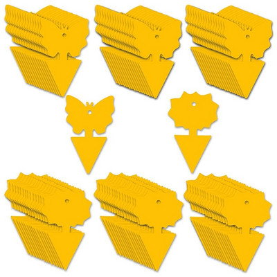 96 bucăți capcane lipicioase pentru muștele din fructe, capcane pentru insecte pentru plante, bucătărie în interior și exterior, protejează planta