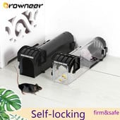 Inteligentná samosvorná pasca na myši, bezpečná, pevná, priehľadná, domáca lapač myší, plastová, opakovane použiteľná, humánna, vnútorná, vonkajšia, pasca na potkany