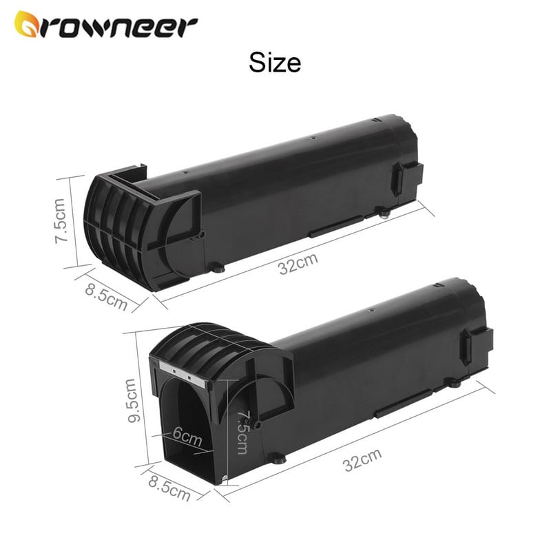 Inteligentná samosvorná pasca na myši, bezpečná, pevná, priehľadná, domáca lapač myší, plastová, opakovane použiteľná, humánna, vnútorná, vonkajšia, pasca na potkany