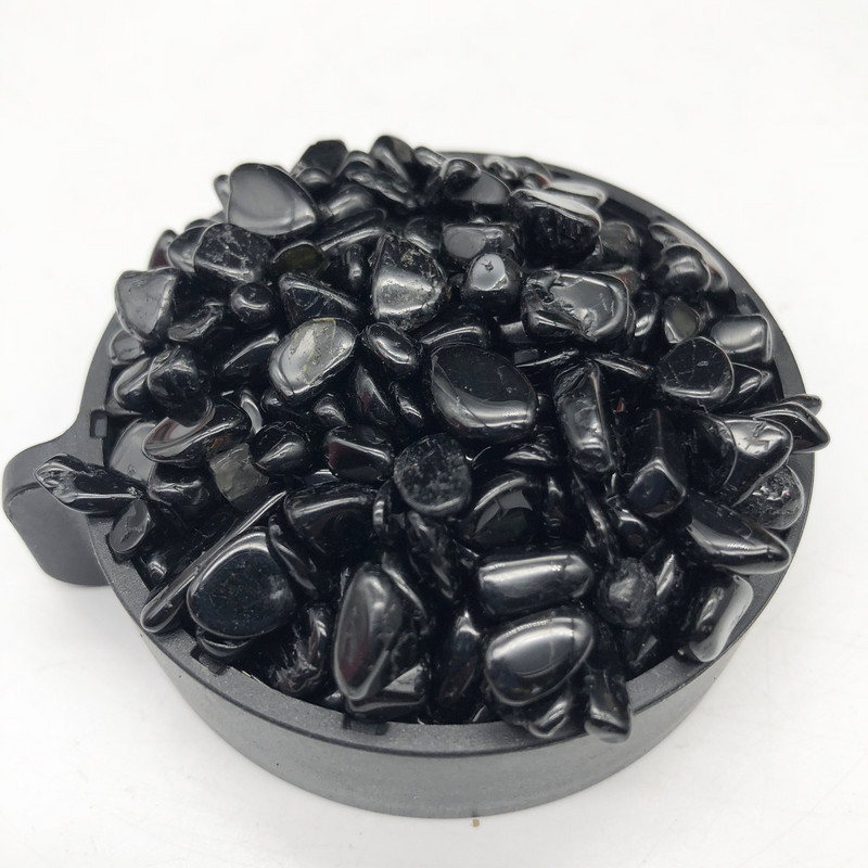 200g prírodný minerálny kameň obsidián štrk kryštály veľkoobchodné odmagnetizovanie DIY bytové dekorácie dekor