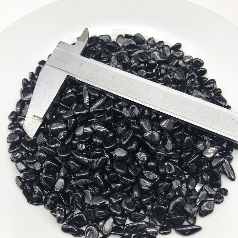 200g prírodný minerálny kameň obsidián štrk kryštály veľkoobchodné odmagnetizovanie DIY bytové dekorácie dekor