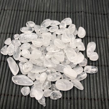200g Φυσικό Χαλίκι Crystal Clear Quartz Διακόσμηση σπιτιού Ακανόνιστη Ενυδρείο Θεραπευτική Ενέργεια Ορυκτό Βράχου