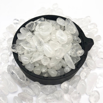 200g Pietriș natural Cristal Cuarț Limpede Decor pentru casa Decorație Neregulată Acvariu Vindecare Energie Rock Mineral