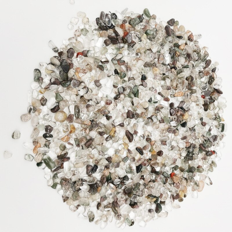 100g Dekoratyvinis akmuo Žvyras Kvarcas Akmenukas Mielas Madingas Akmens dekoras Baseinas Poliruotas akmuo Sodo Papuošalas