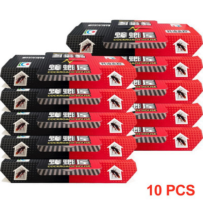 10 vnt. tarakonų gaudyklės namų tarakonų žudikų vabzdžių tinklelis jaukas kuojų naikintuvai, stiprūs lipnūs gaudytojai, virtuvės vonios tualetai