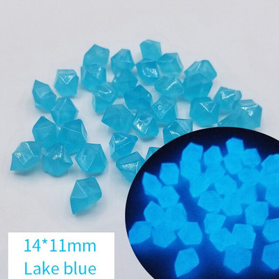 Tamsoje šviečiantys spalvingi akmenys Dekoratyvinis akvatorijos papuošimas Vazoninių augalų dekoras Tako kiemo lauko papuošalams