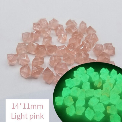 Tamsoje šviečiantys spalvingi akmenys Dekoratyvinis akvatorijos papuošimas Vazoninių augalų dekoras Tako kiemo lauko papuošalams