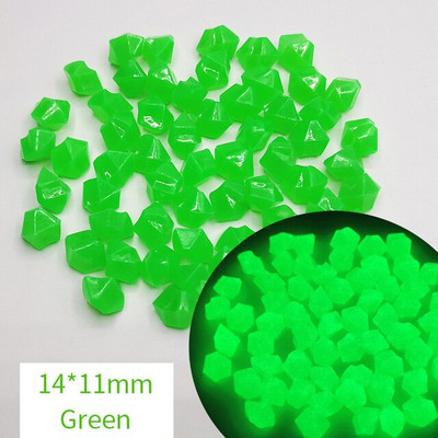 Tamsoje šviečiantys spalvingi akmenys Dekoratyvinis akvatorijos papuošimas Vazoninių augalų dekoras Tako kiemo lauko papuošalams