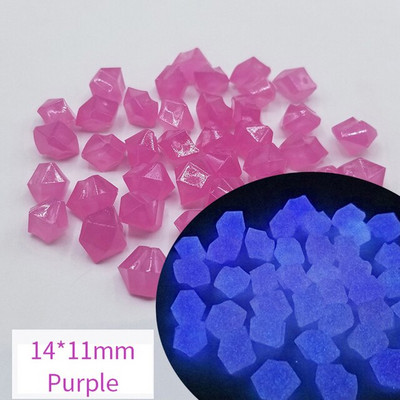 Tamsoje šviečiantys spalvingi akmenys Dekoratyvinis akvatorijos papuošimas Vazoninių augalų dekoras Tako kiemo lauko papuošalams