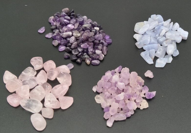 600g piatră vindecătoare colorată Pietriș rocă cuarț specimen mineral Chips prăbușit zdrobit în formă neregulată pentru decorarea casei