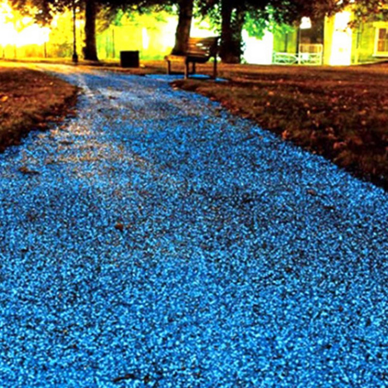 100 vnt Šviečiantys akmenys Mėlyna Žalia mišrus sodo dekoras Šviečiantys akmenys Akvariumo akmenukai Švytintys akmenukai Akvariumo baseino apdaila