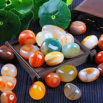 500 g Agate Cobblestone Garden Creative Lovely 2019ΝΕΟ Ζεστής ποιότητας βροχής πέτρα Φυσικά βότσαλα Προμήθειες κήπου DIY Διακοσμητική χειροτεχνία