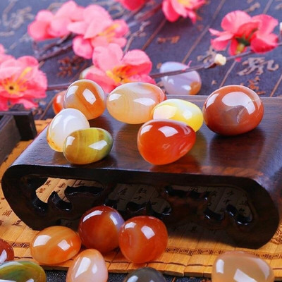 500 g Agato akmenimis grįstas sodas Creative Lovely, 2019 NAUJAS Karštas kokybiškas lietaus akmuo Natūralūs akmenukai Sodo reikmenys „Pasidaryk pats“ papuošalai